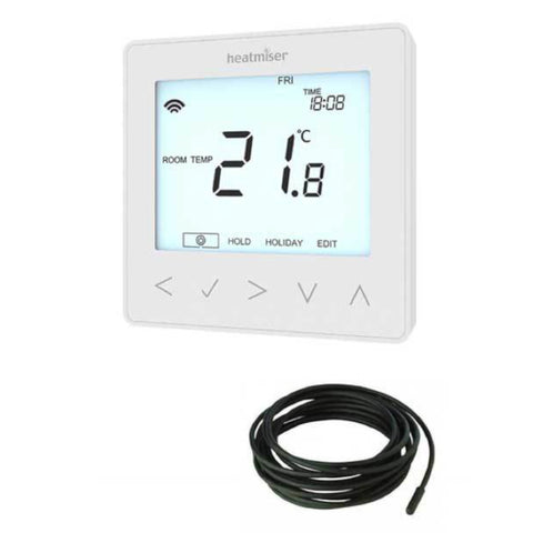 TXHENEO-E | NEO-E Thermostat & Floor Sensor- WHITE